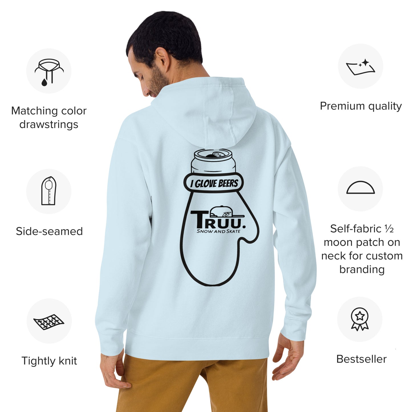 "I Glove Beers” Hoodie for Anyone