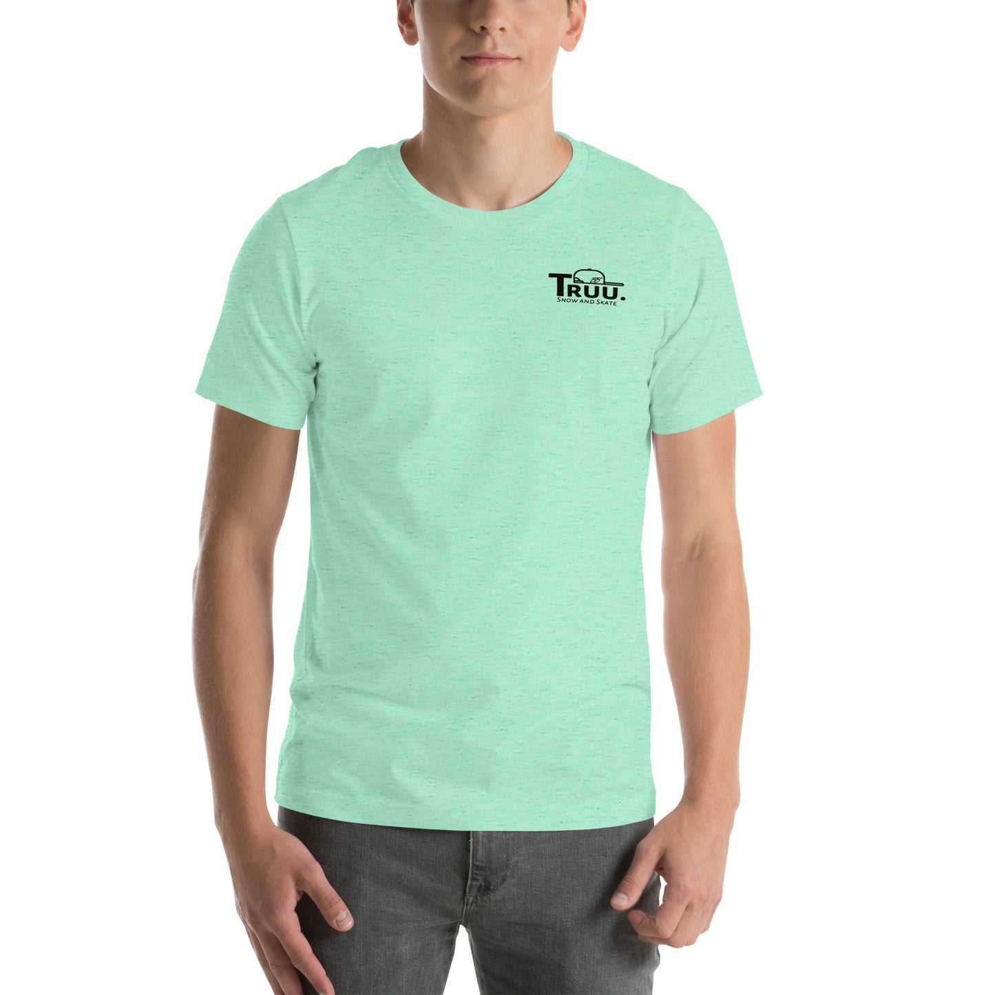 ‘Hawk Truu.ah snow and skate on that thang’ unisex T-shirt
